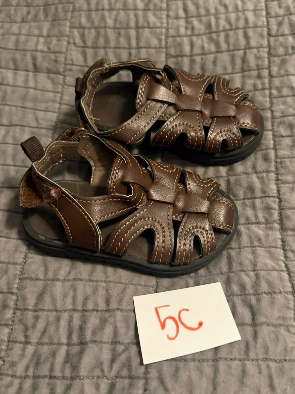 Boys 5c brown sandals